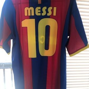 Kids, Messi 10,UNICEF Soccer Jersey Blue & Red
